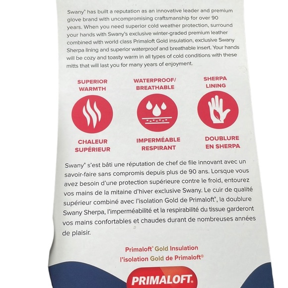 Swany Canada - Premium Leather Mitts - Picture 4 of 6